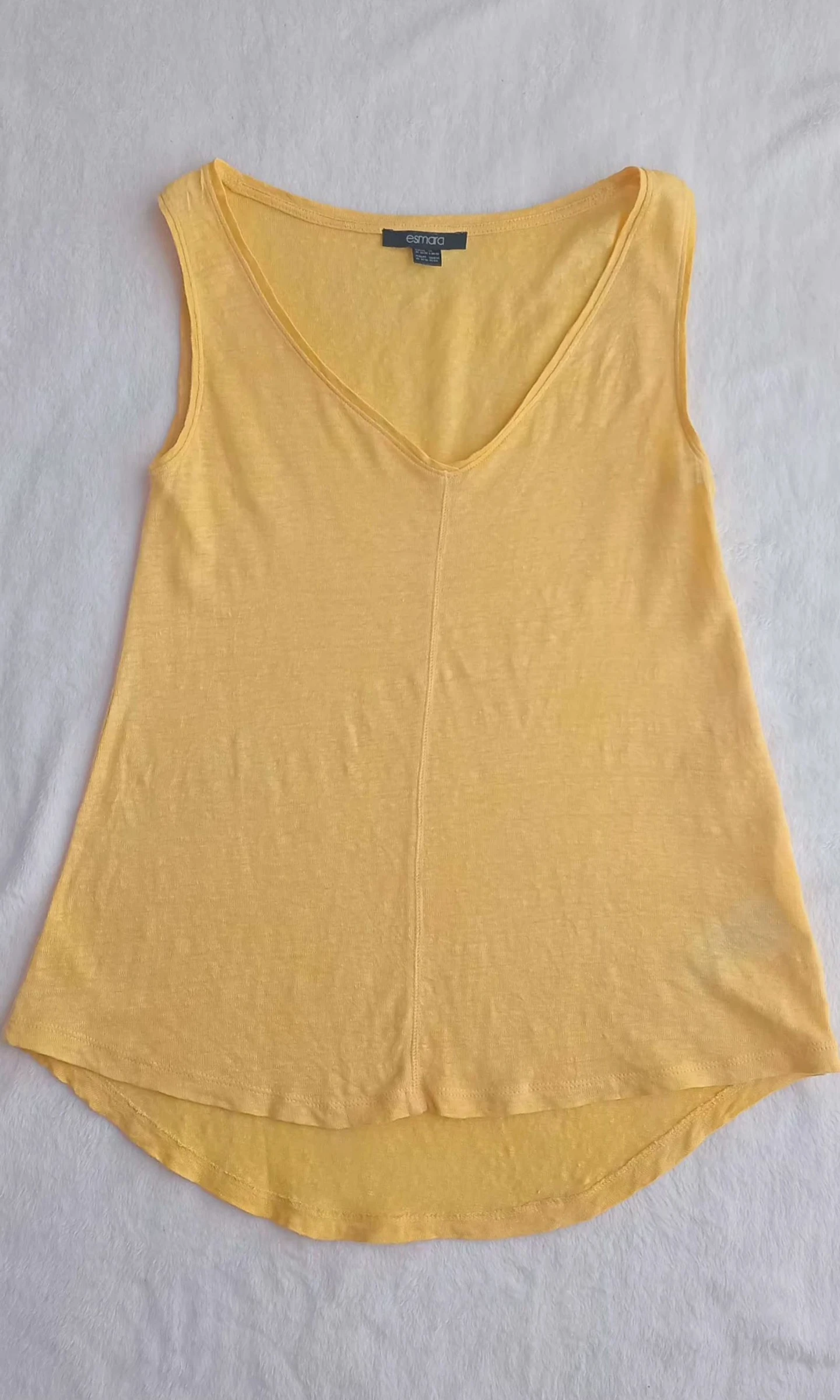 Top Lin amarelo PP(34/36) Esmara-Novo – photo 3